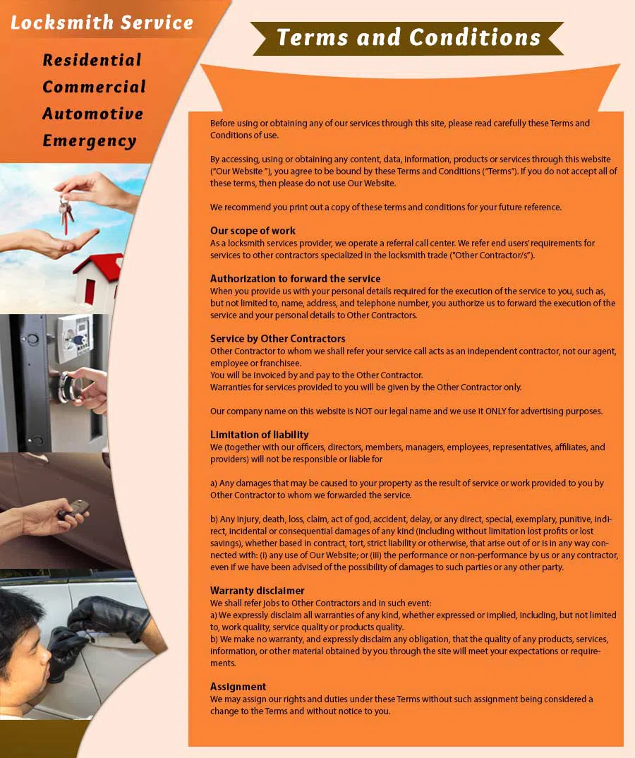 Springfield Locksmith Service, Springfield, VA 703-640-3557 - terms-ls